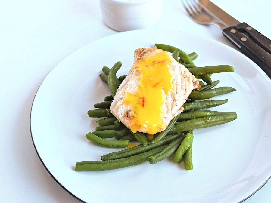 Slow Roasted Haddock With Saffron Sauce Recipe Cuisine Fiend